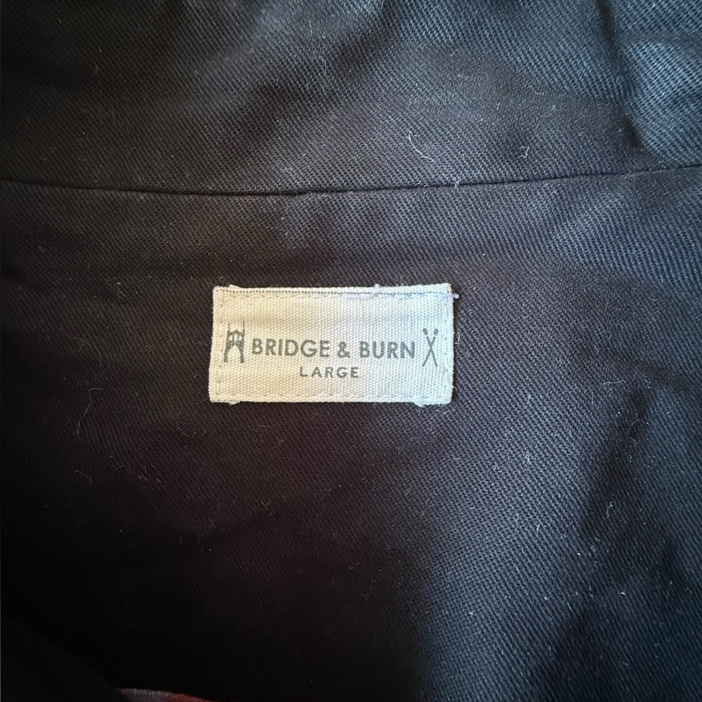 Bridge & Burn Canvas Chore Coat, Men’s Large - Picture 5 of 9